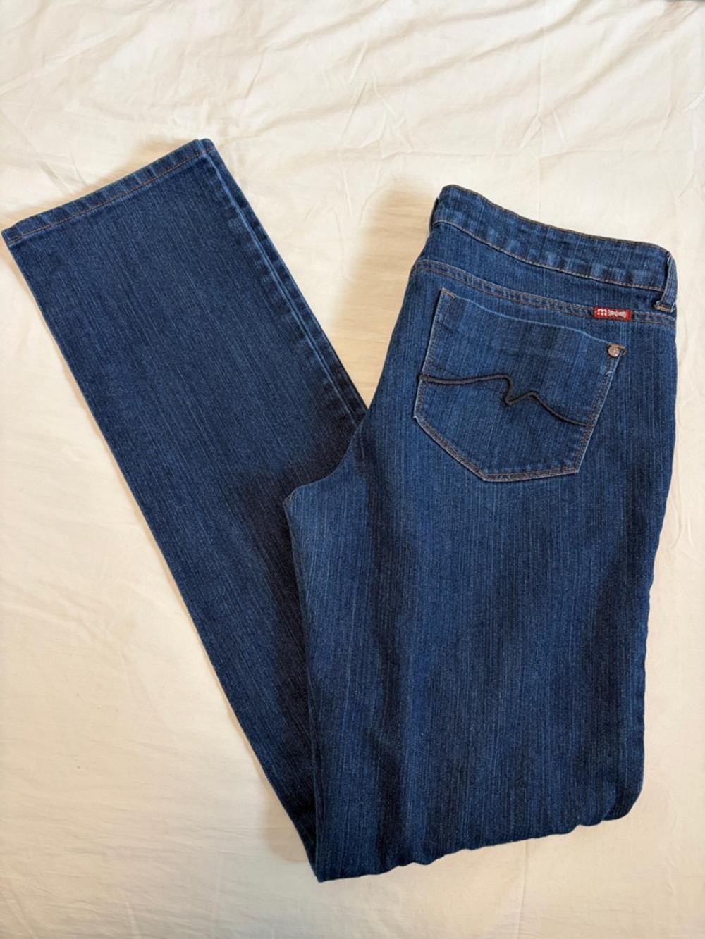 Makers of True Originals Women's Straight Leg Jeans - Indigo Blue